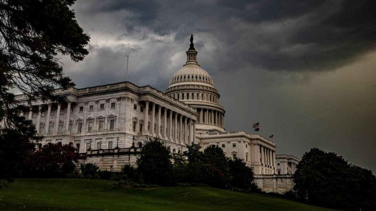 congress during a storm