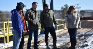Congressman Jared Golden stands outside.