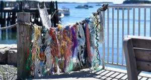 A large amount of rope and fishing line.