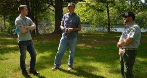 JG Speaking with a Ranger and Constituent